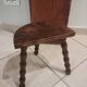 Set 3 tabourets de traite tripodes