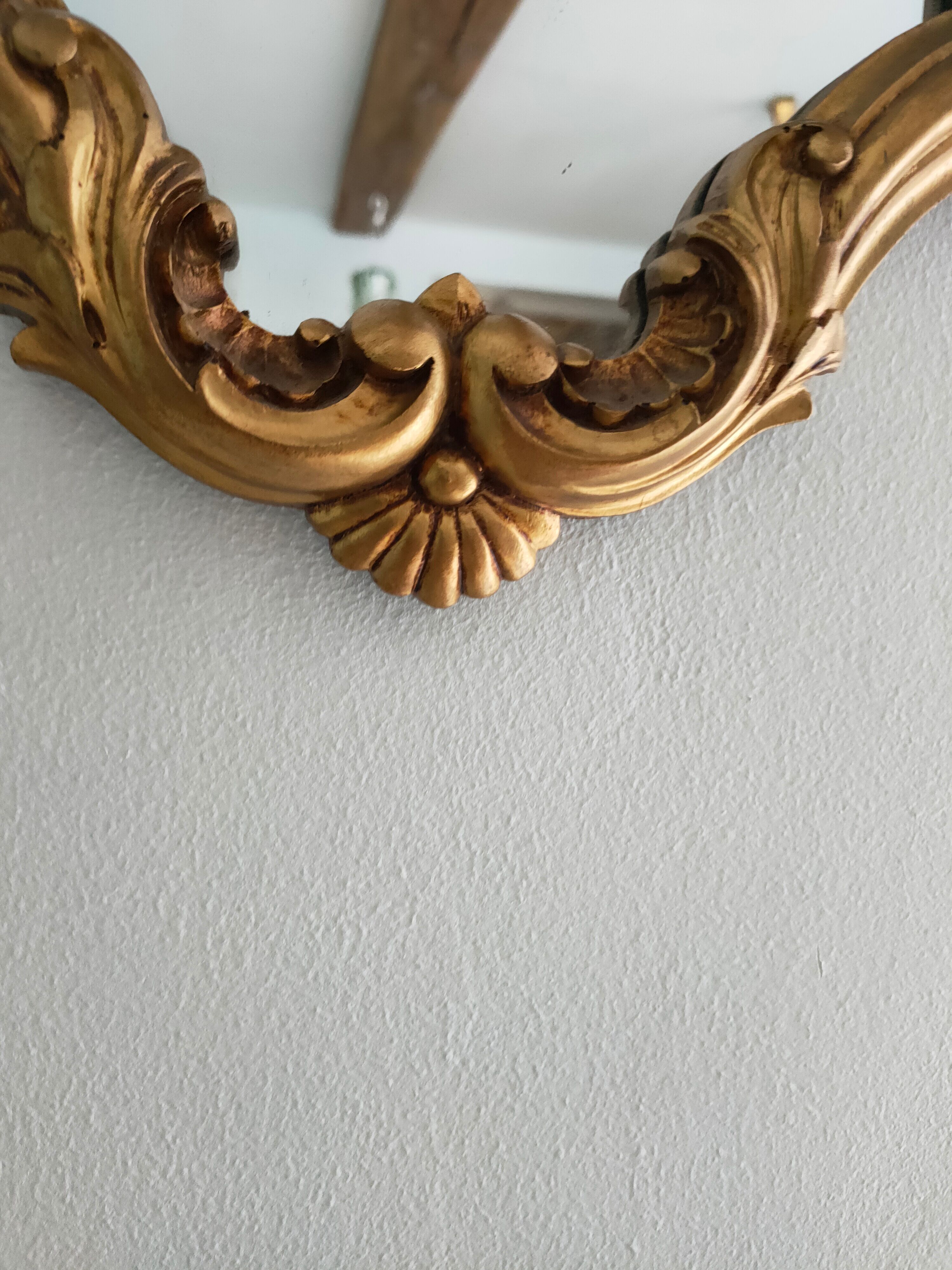 Gilded style mirror, 61x39 cm