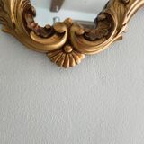 Gilded style mirror, 61x39 cm