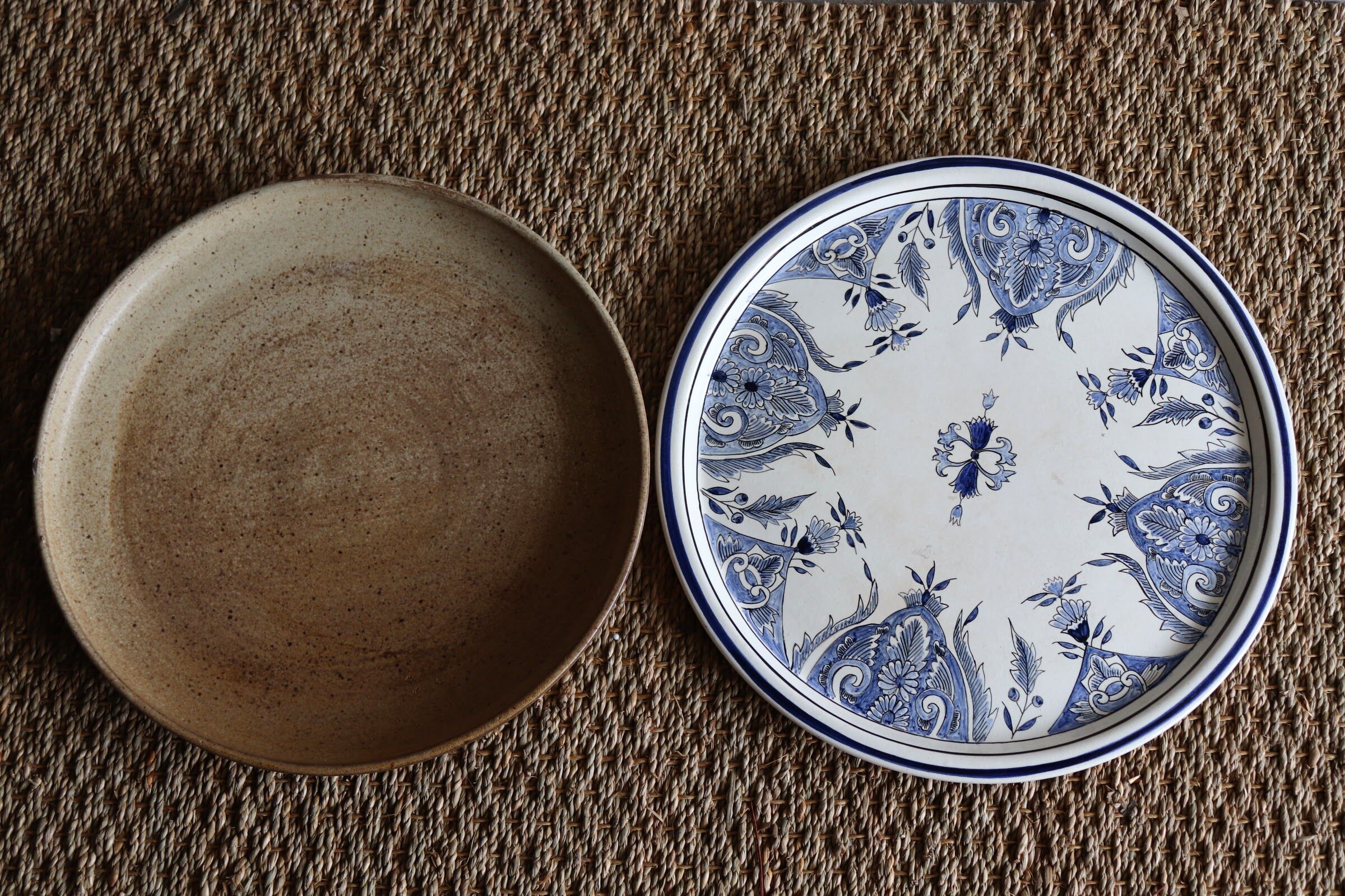 Two artisanal dishes