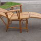 Chaise longue en osier