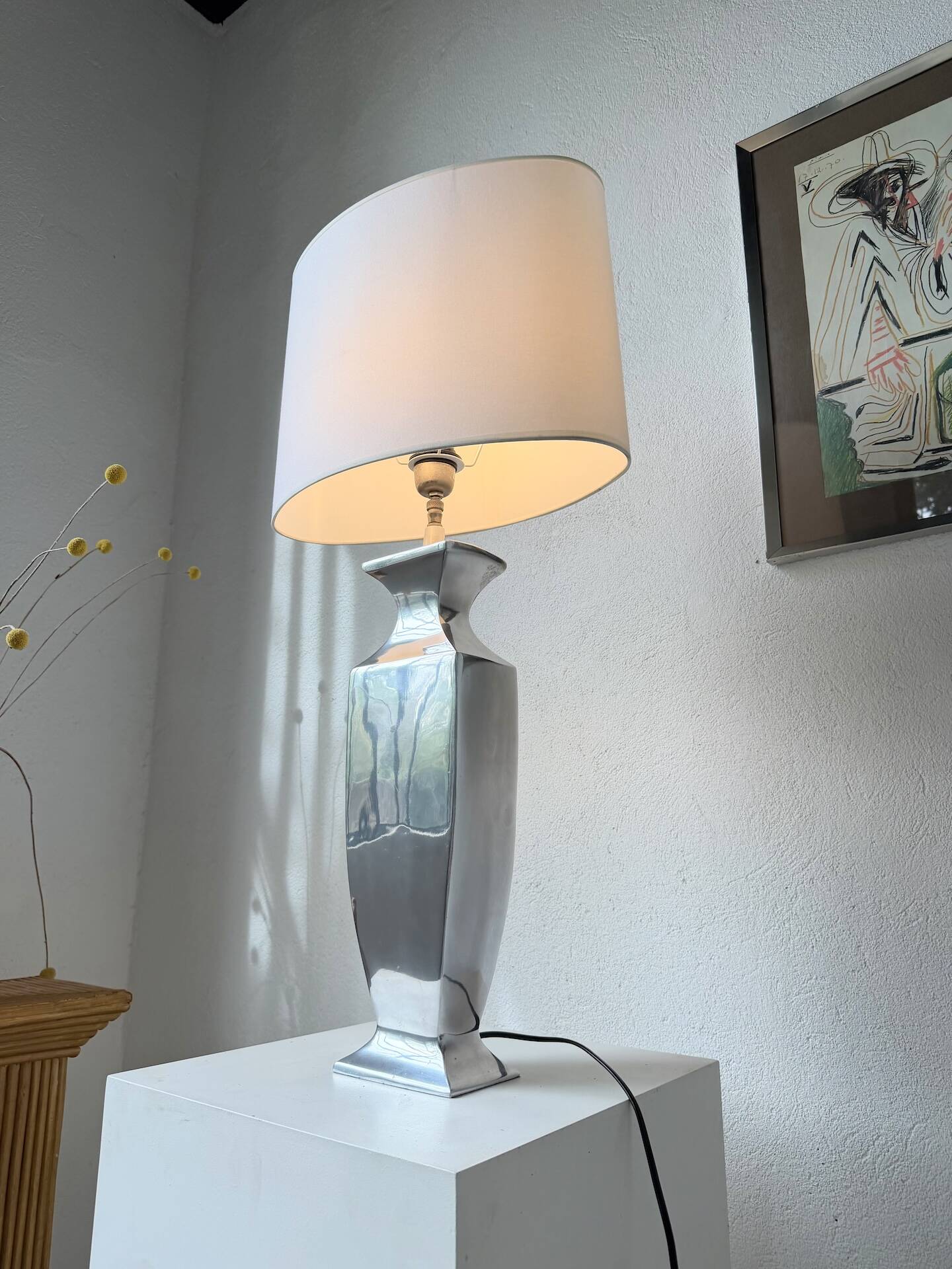 XL lamp made of aluminium 1980