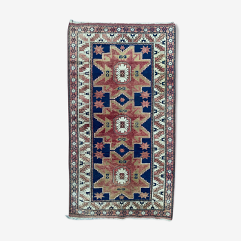 Tapis vintage turc fait main  102x190