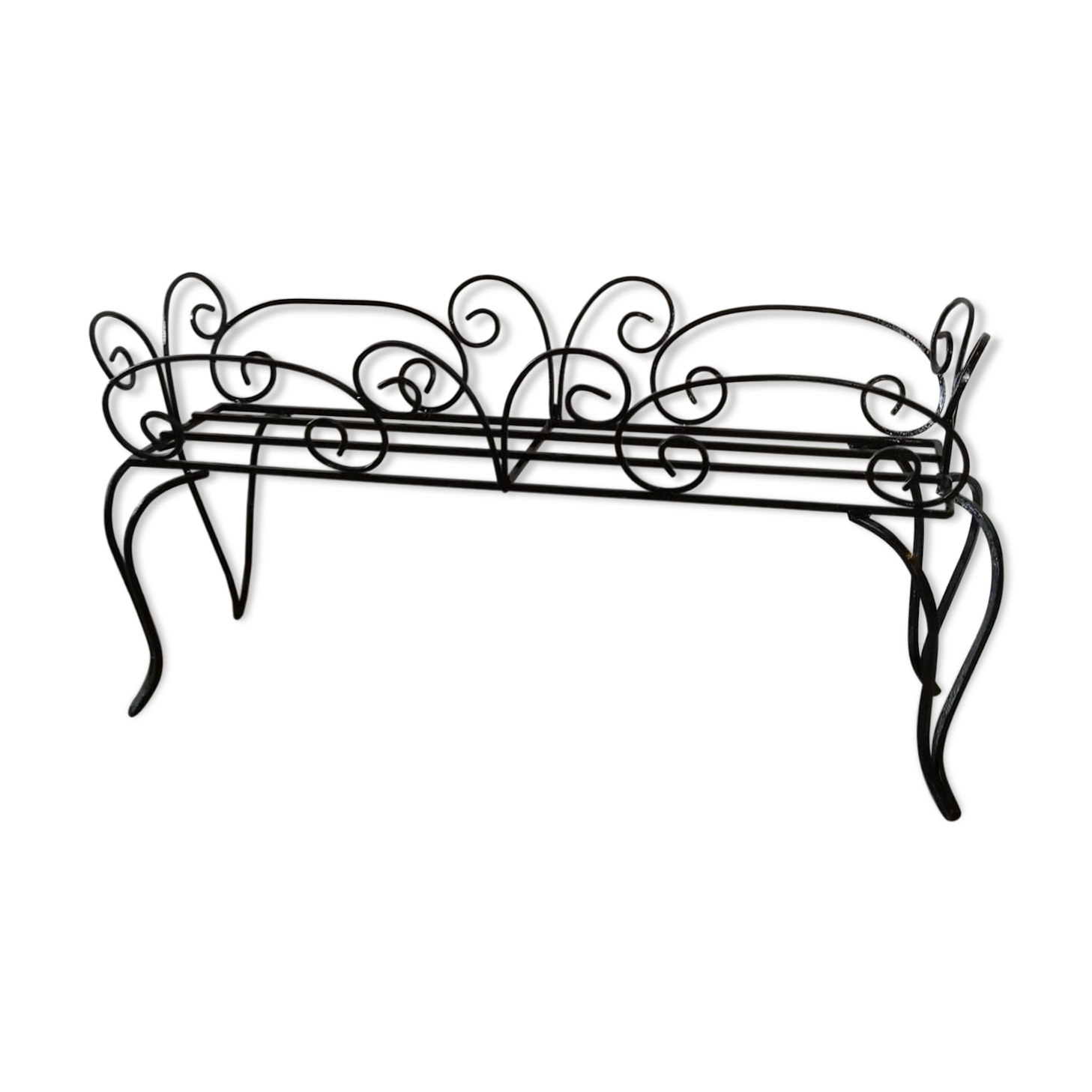 Jardinière en fer forgé