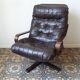 Leather recliner