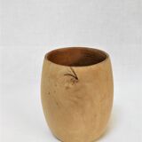 Brutalist wooden cup