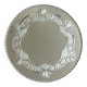50s chiseled table mirror, Diam 30cm