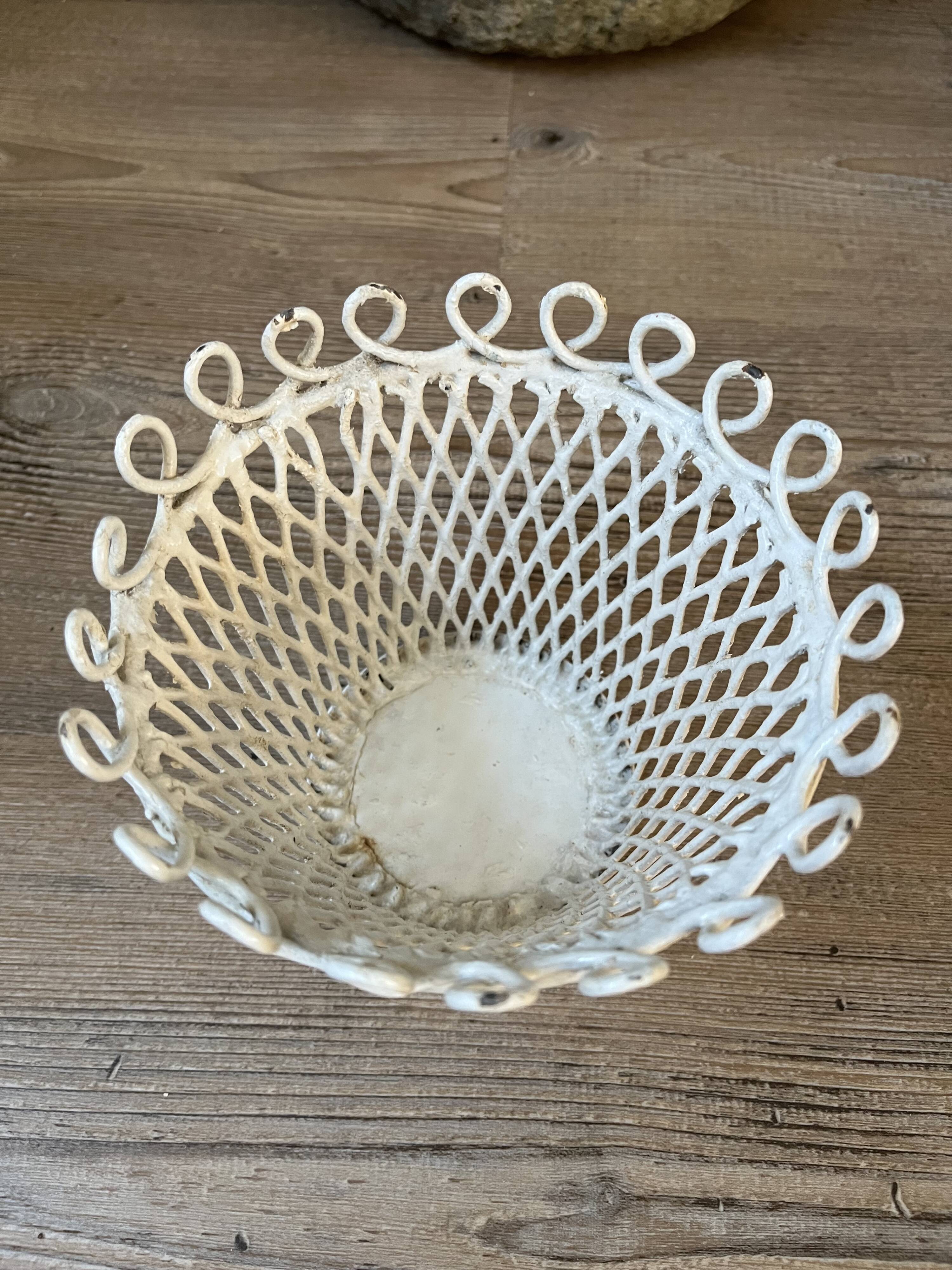 Cache pot in the style of Mathieu Mategot.