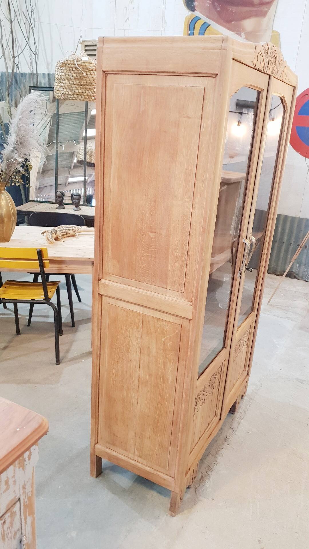 Old art-deco display case