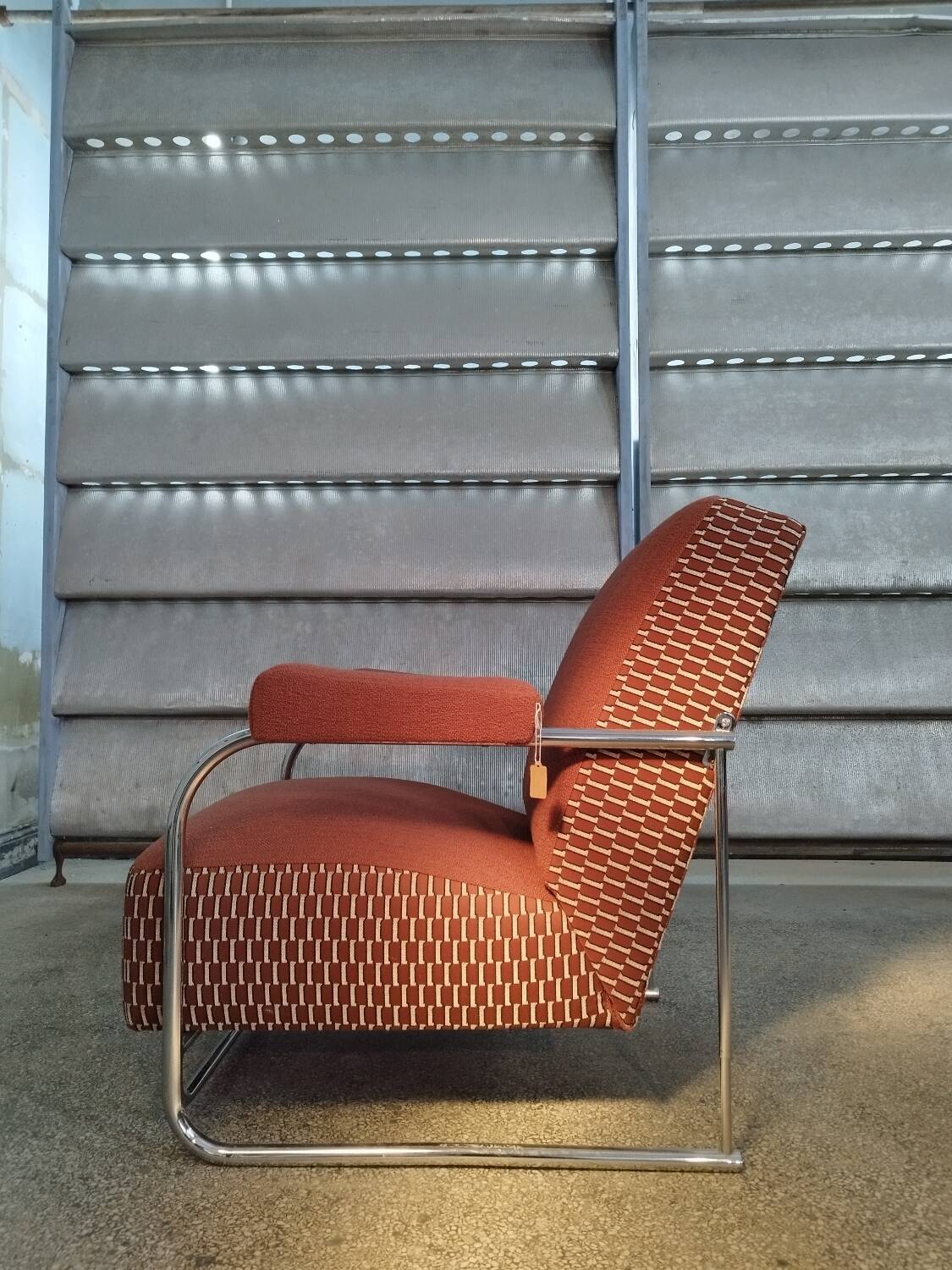Tubular Bauhaus armchair