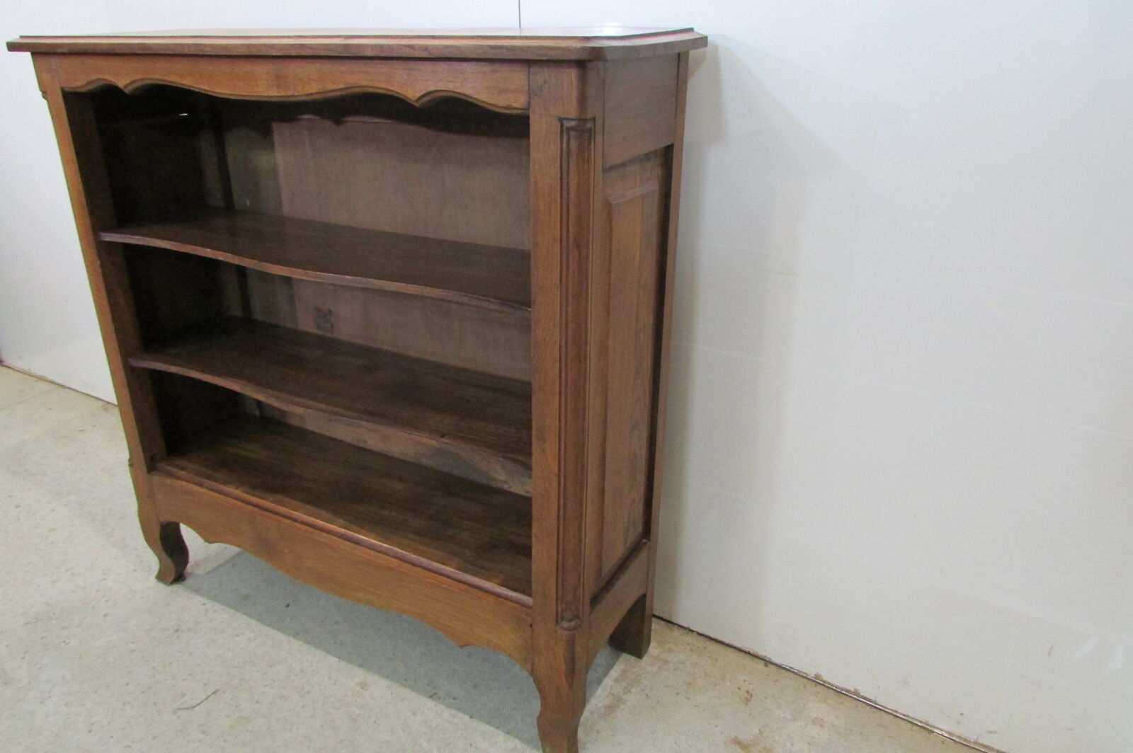 Small bibus in solid oak entrance bookcase