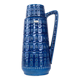 Vase en céramique bleue, design allemand, années 1960, fabriqué par Scheurich.