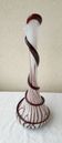 Vase soliflore en verre signé