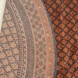 Modern round carpet 190cm diameter handmade