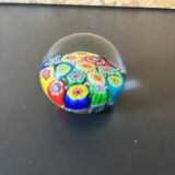 Presse papier sulfure en verre murano