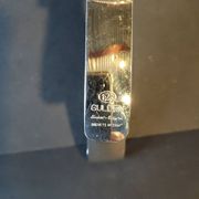 Modernist salad tongs gulden – polished stainless steel – 1970s