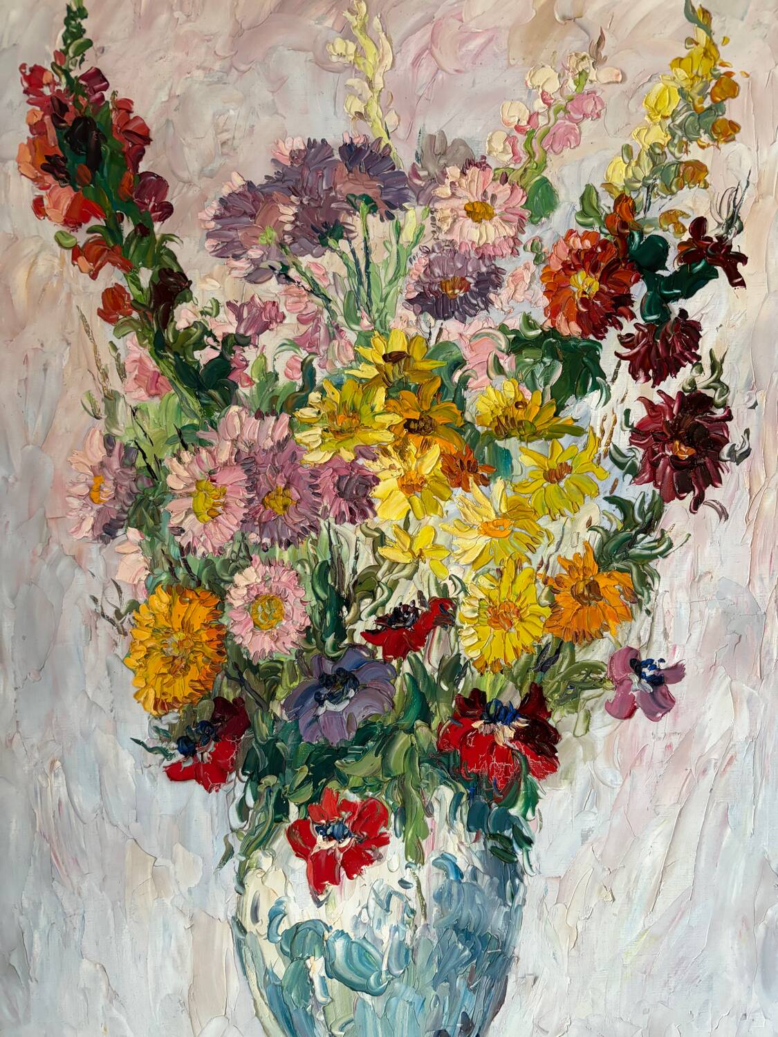 Signed bouquet of flowers