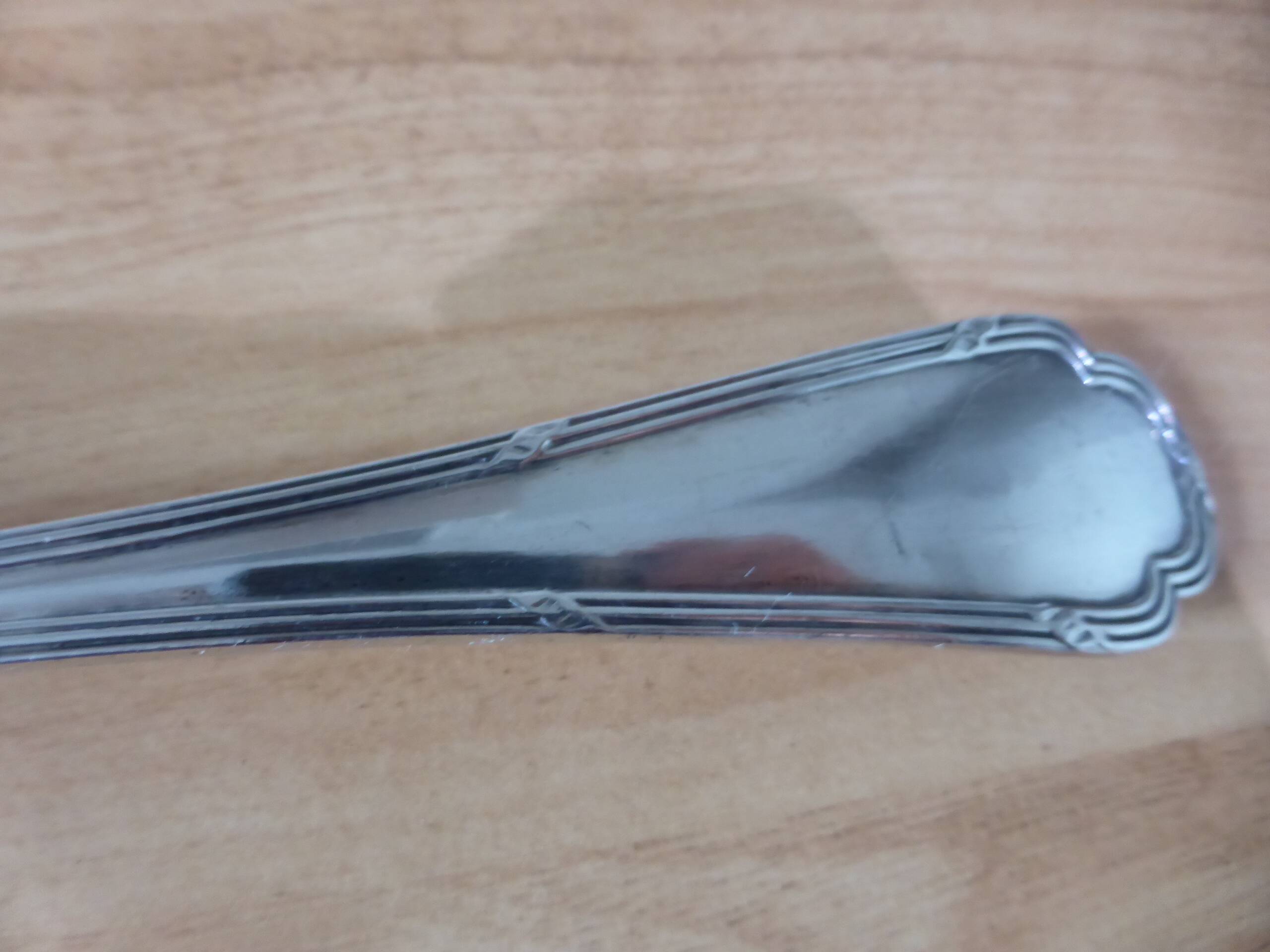 1 vintage Ercuis silver-plated metal ladle 240548