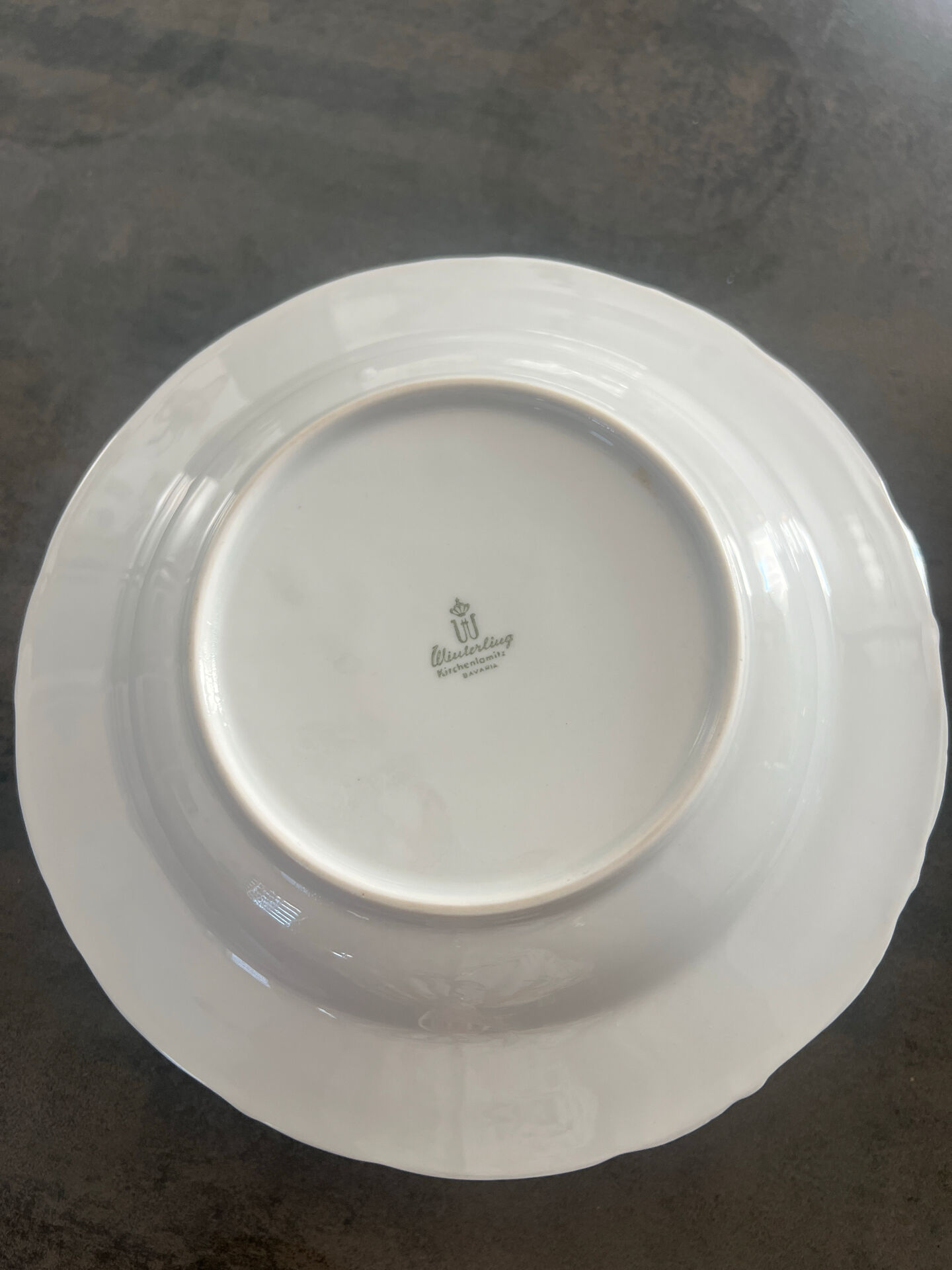 Set of 6 deep plates, Winterling