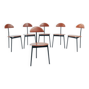 6 chaises trépied en