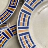 20 flat plates Rayures Badonviller