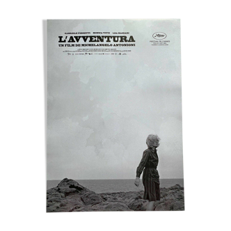 Cinema poster "L'Avventura" Monica Vitti, Michelangelo Antonioni 42x60cm