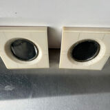 Pair vintage bakelite frames 14.5 cm x 12.5 cm