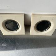 Pair vintage bakelite frames 14.5 cm x 12.5 cm