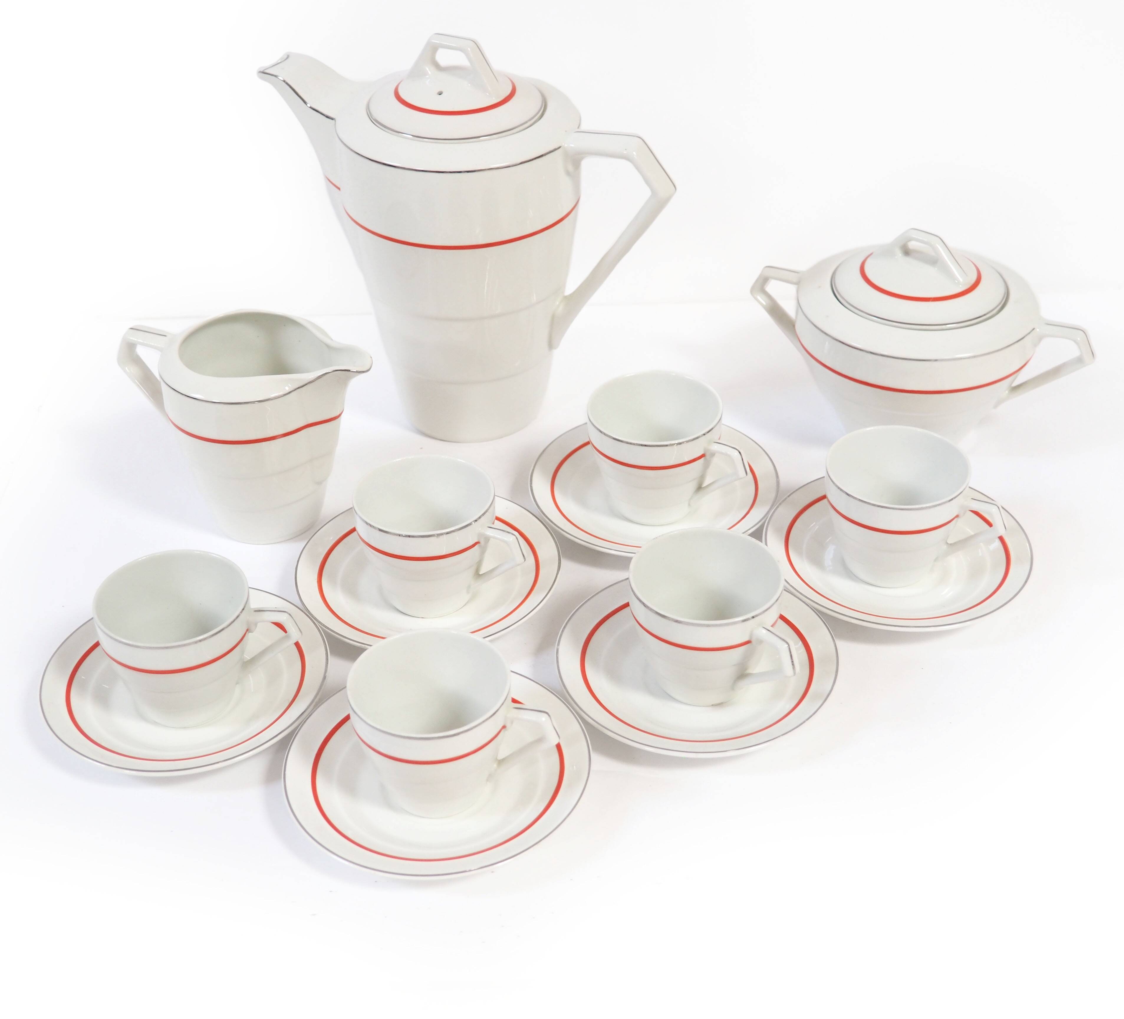 Art deco coffee service