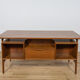 Mid-Century Teak Model 75 Freestanding Desk from Omann Jun, Denmark, 1950s