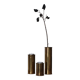3 brutalist brass candle holders from Staffan Englesson AB | Sweden | 1970s