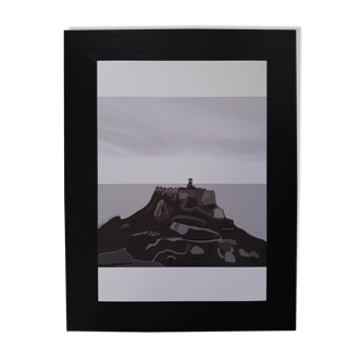 Rainy Cliff, contemporary art