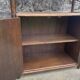 Bamboo and woven fibre shelving unit 1970
