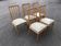 5 Charles Ramos chairs 1950