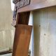 Old wood fireplace