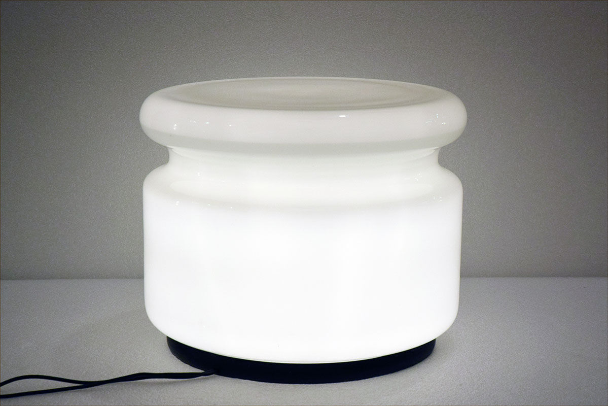 Leucos blown glass lighting coffee table, 1970s
