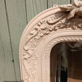 Miroir ancien en bois sculpté