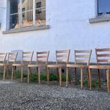 11 Chaises bistrot Horgen Glarus fabriqué signé en Suisse