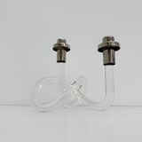 Dorothy Thorpe Pretzel mid-century lucite candle stick, 1940’s