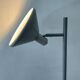 Lampadaire vintage années 70-80 en métal gris