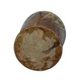 Gargoulette antique en poterie à glaçure jaspé, catalane