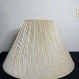 Antique pleated silk lampshade