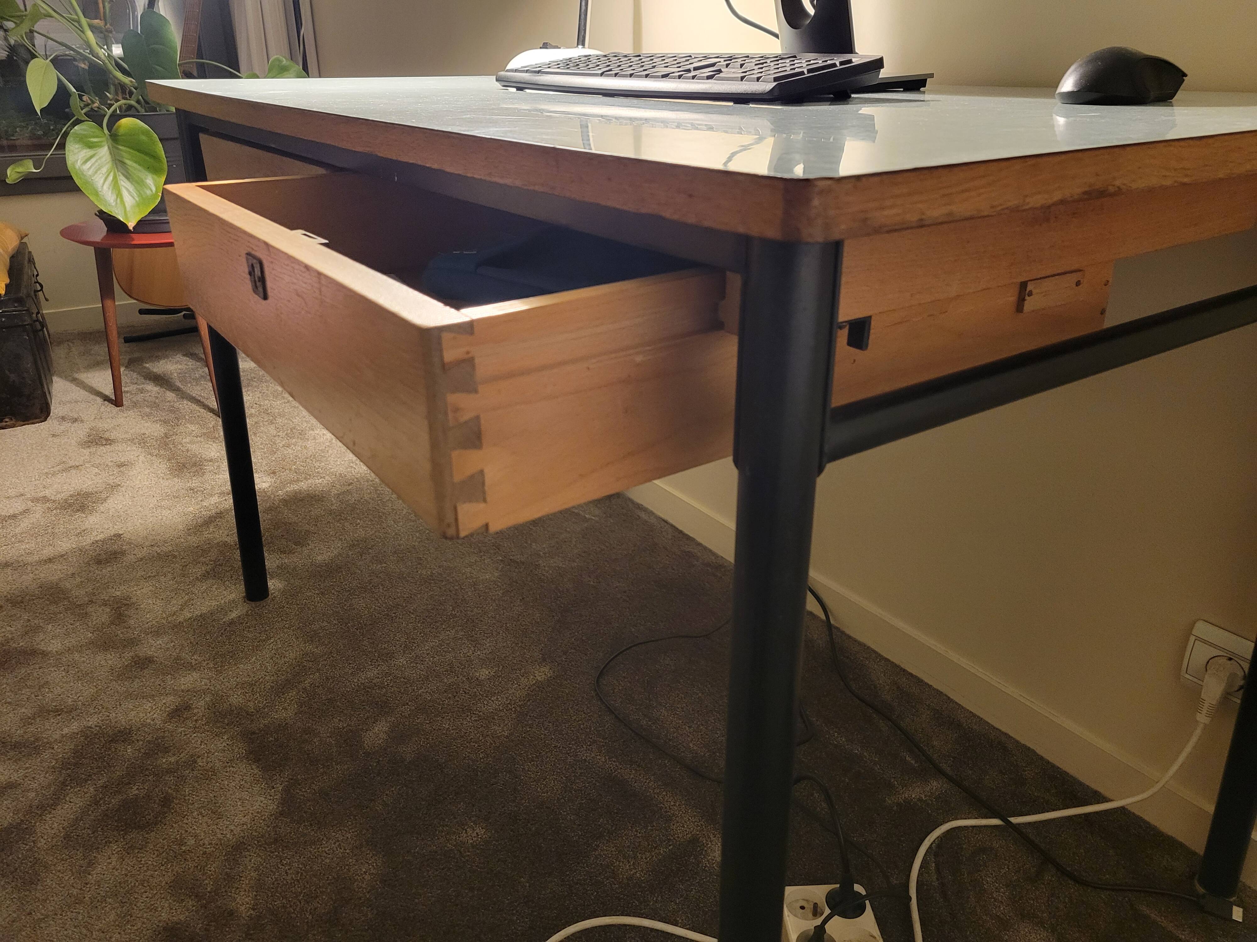 Vintage 1960s formica desk