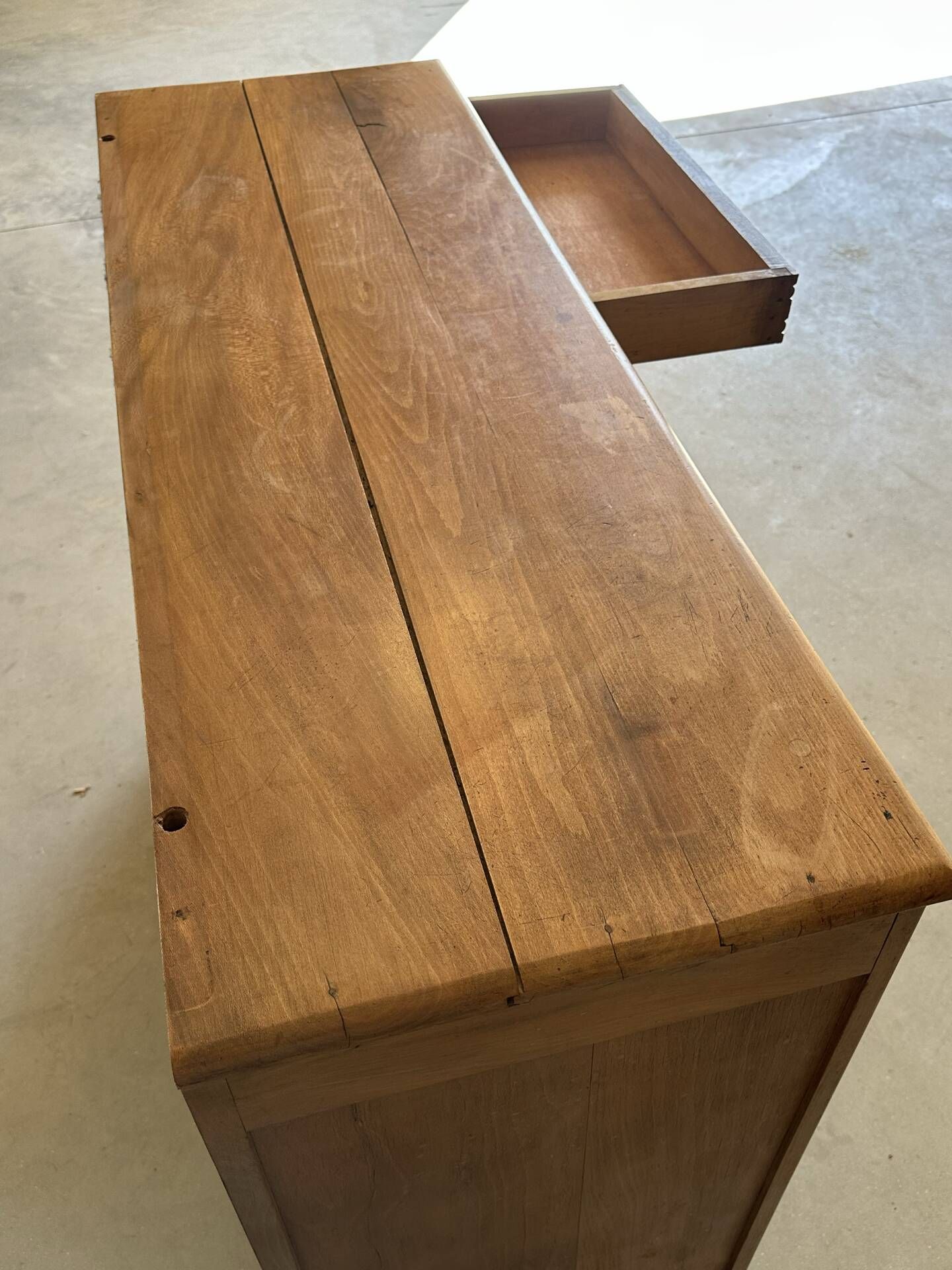 Buffet Art déco années 30 en bois blond