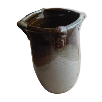 Waxed sandstone vase