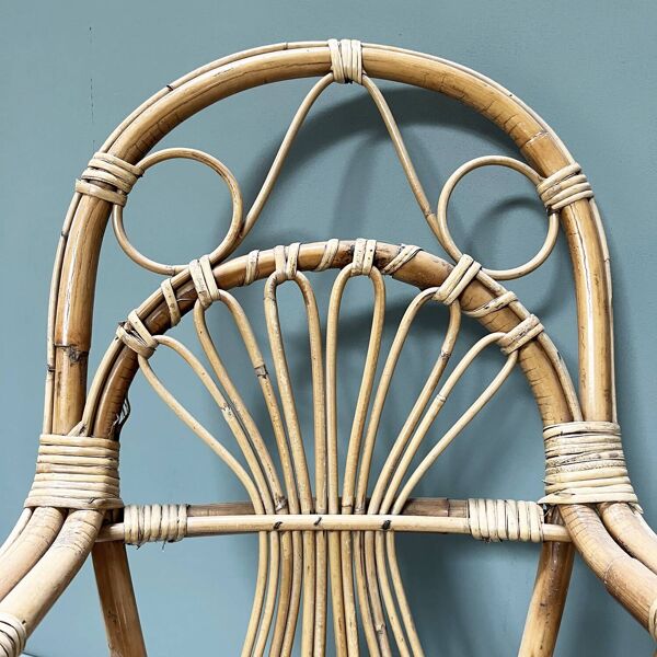 Fauteuil enfant en rotin
