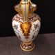 Vase de Sarreguemines en faïence à décor polychrome