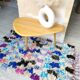 Tapis Boucharouite coloré réversible