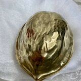 Walnut shaped brass nutcracker