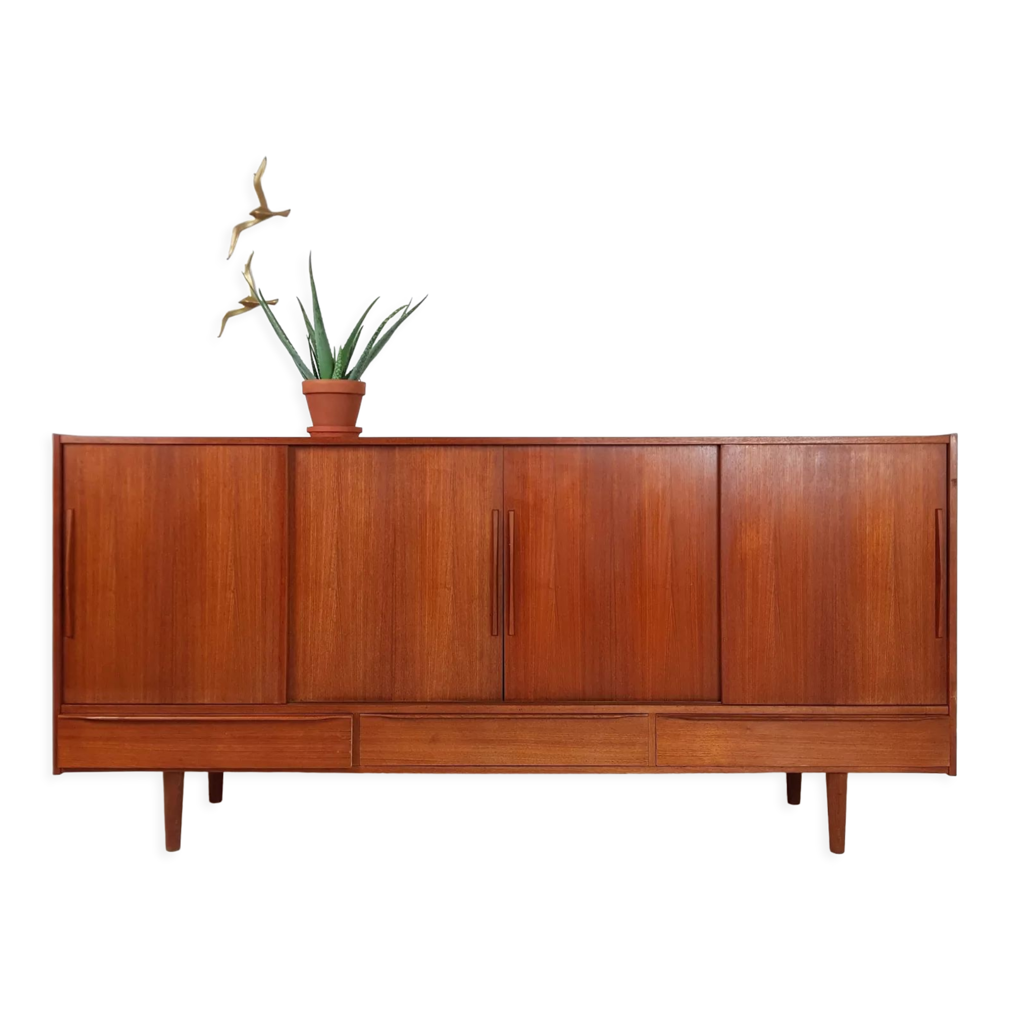 Danish midboard teak cabinet
